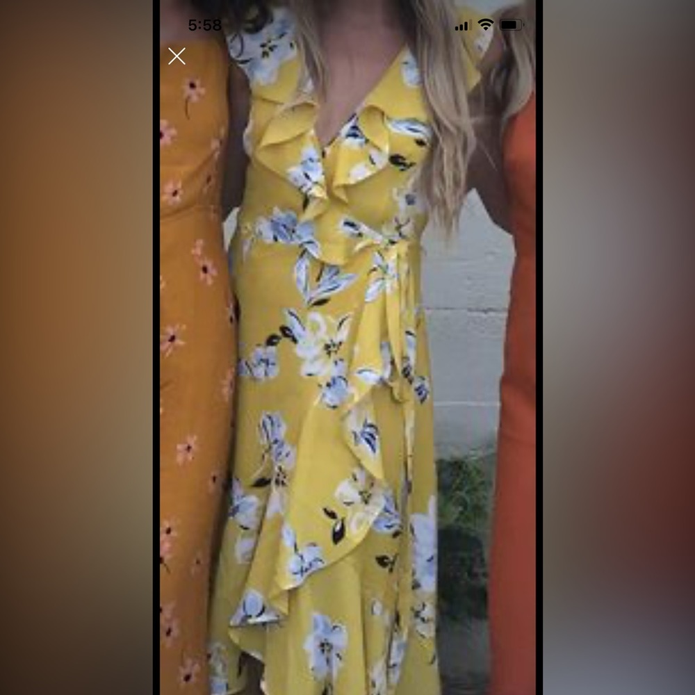 Donna Morgan/Nordstrom Yellow Dress